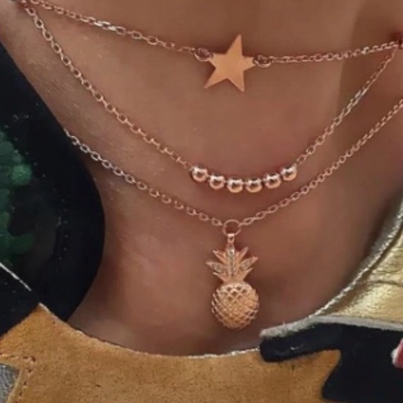 Funky Multilayer Punk Ankle Bracelet - Picture 6 of 7